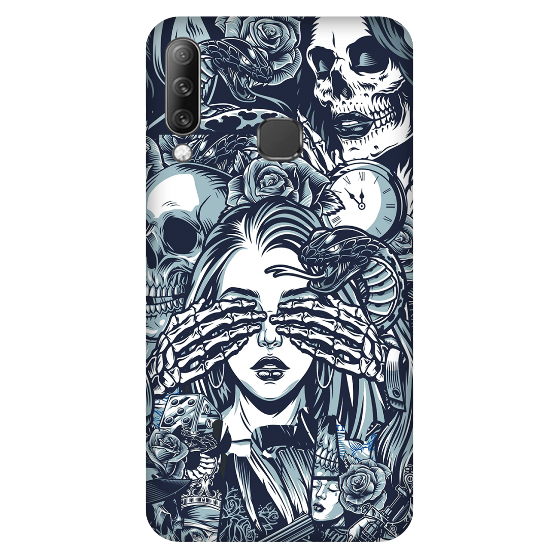 Mystic Elegance Amidst Darkness Case Infinix S4