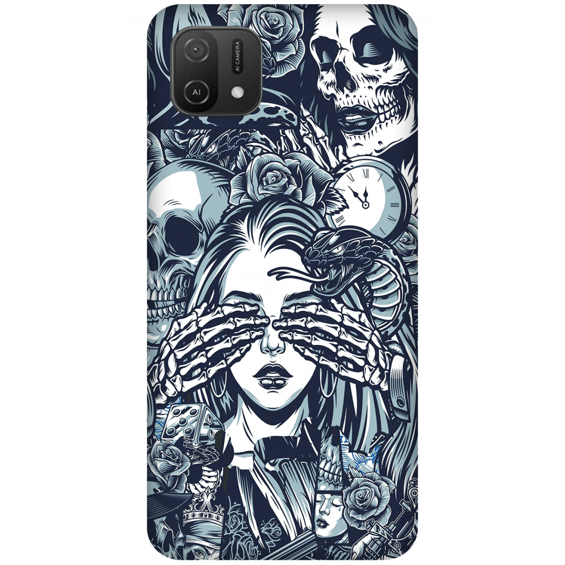 Mystic Elegance Amidst Darkness Case Oppo A16K