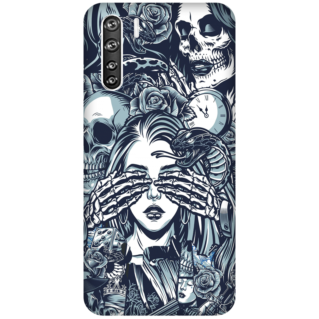 Mystic Elegance Amidst Darkness Case Oppo A91