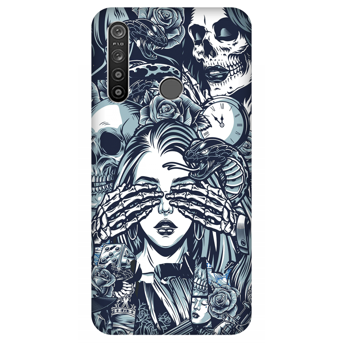 Mystic Elegance Amidst Darkness Case Realme 5