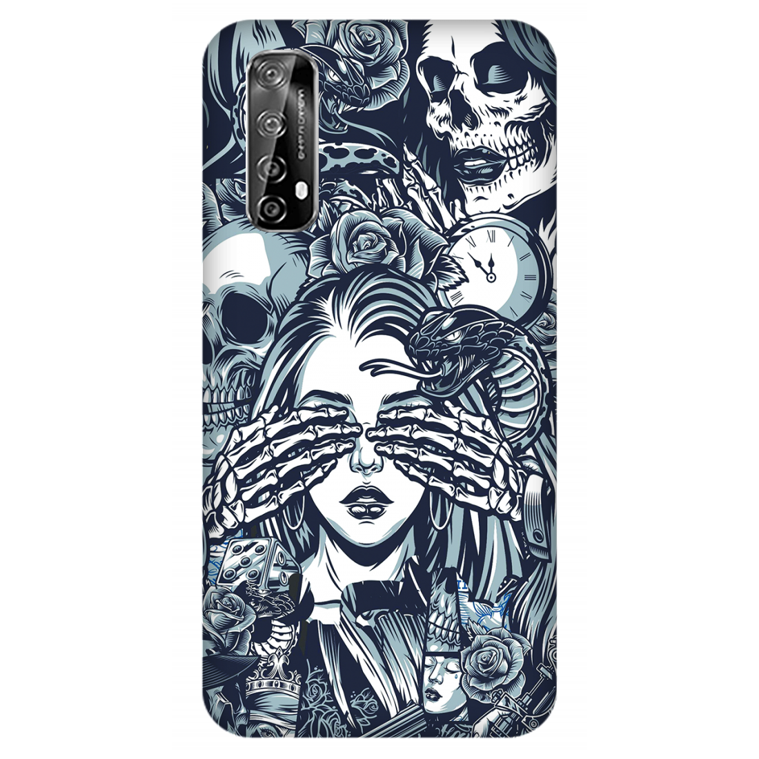 Mystic Elegance Amidst Darkness Case Realme 7