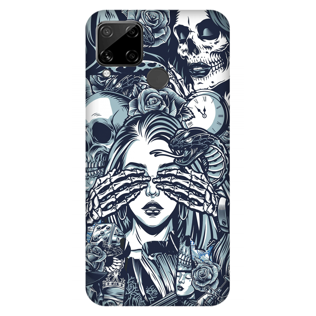 Mystic Elegance Amidst Darkness Case Realme C15