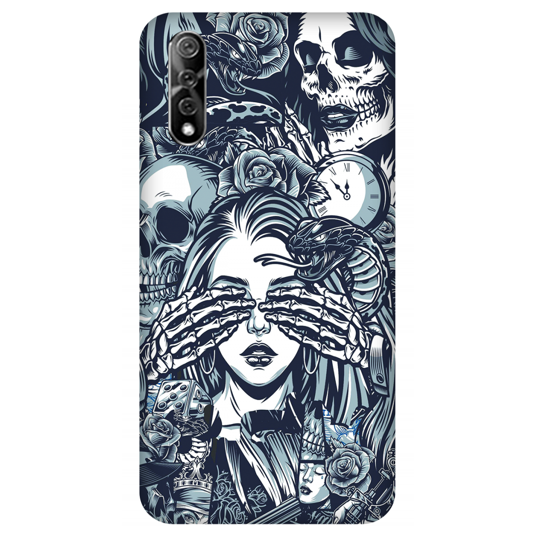 Mystic Elegance Amidst Darkness Case Vivo S1