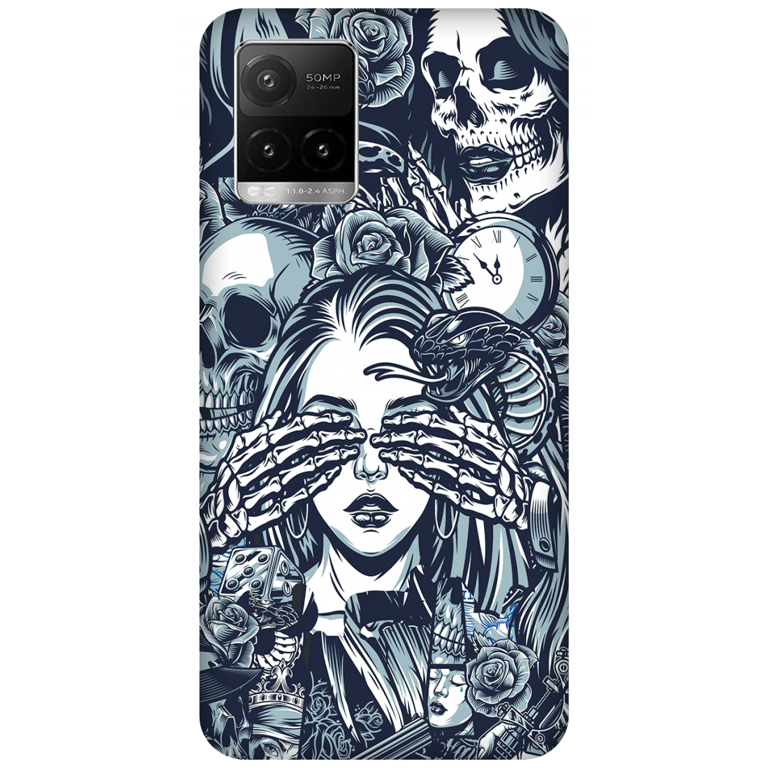 Mystic Elegance Amidst Darkness Case Vivo Y33s