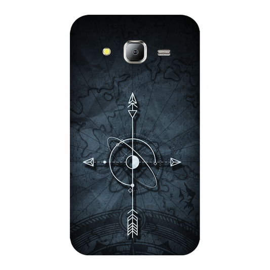 Mystical Compass on Ancient Map Case Samsung Galaxy J7(2015)