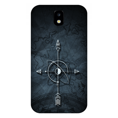 Mystical Compass on Ancient Map Case Samsung Galaxy J7 Pro