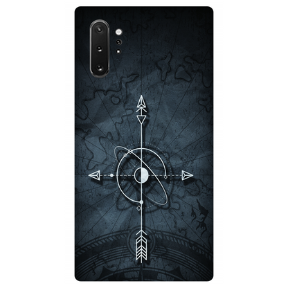 Mystical Compass on Ancient Map Case Samsung Galaxy Note 10 Plus