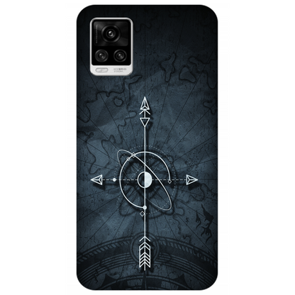 Mystical Compass on Ancient Map Case Vivo V20 Pro 5G