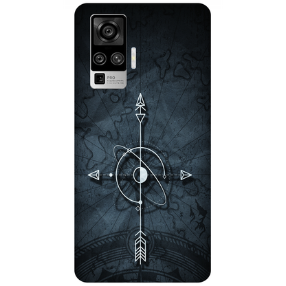 Mystical Compass on Ancient Map Case Vivo X50 Pro (2020)