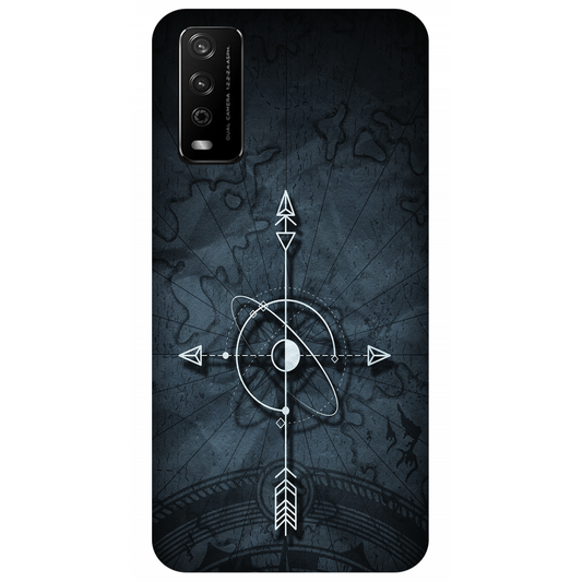 Mystical Compass on Ancient Map Case Vivo Y12G