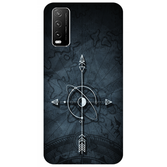 Mystical Compass on Ancient Map Case Vivo Y20A
