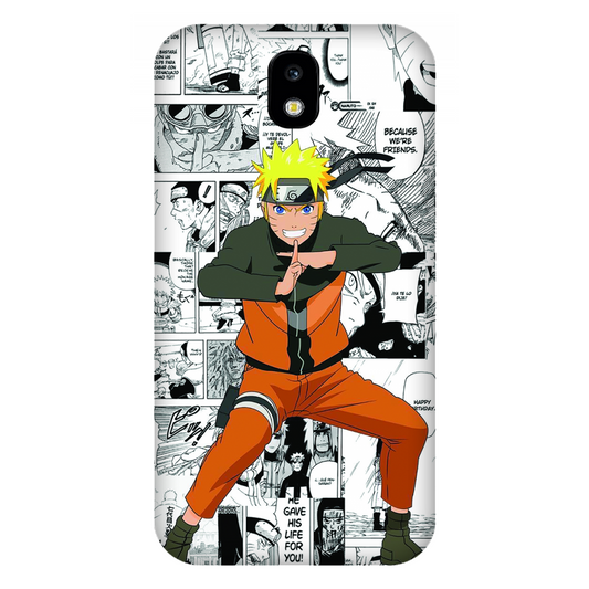 Naruto standing with a manga art Case Samsung Galaxy J7 Pro