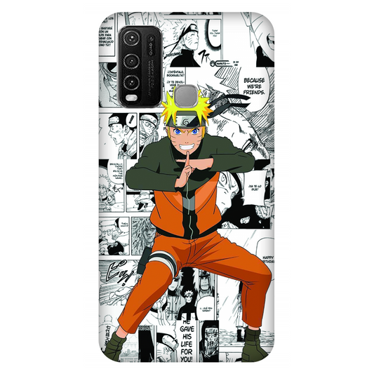 Naruto standing with a manga art Case Vivo Y30 (2020)