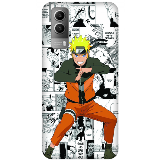 Naruto standing with a manga art Case Vivo Y53s