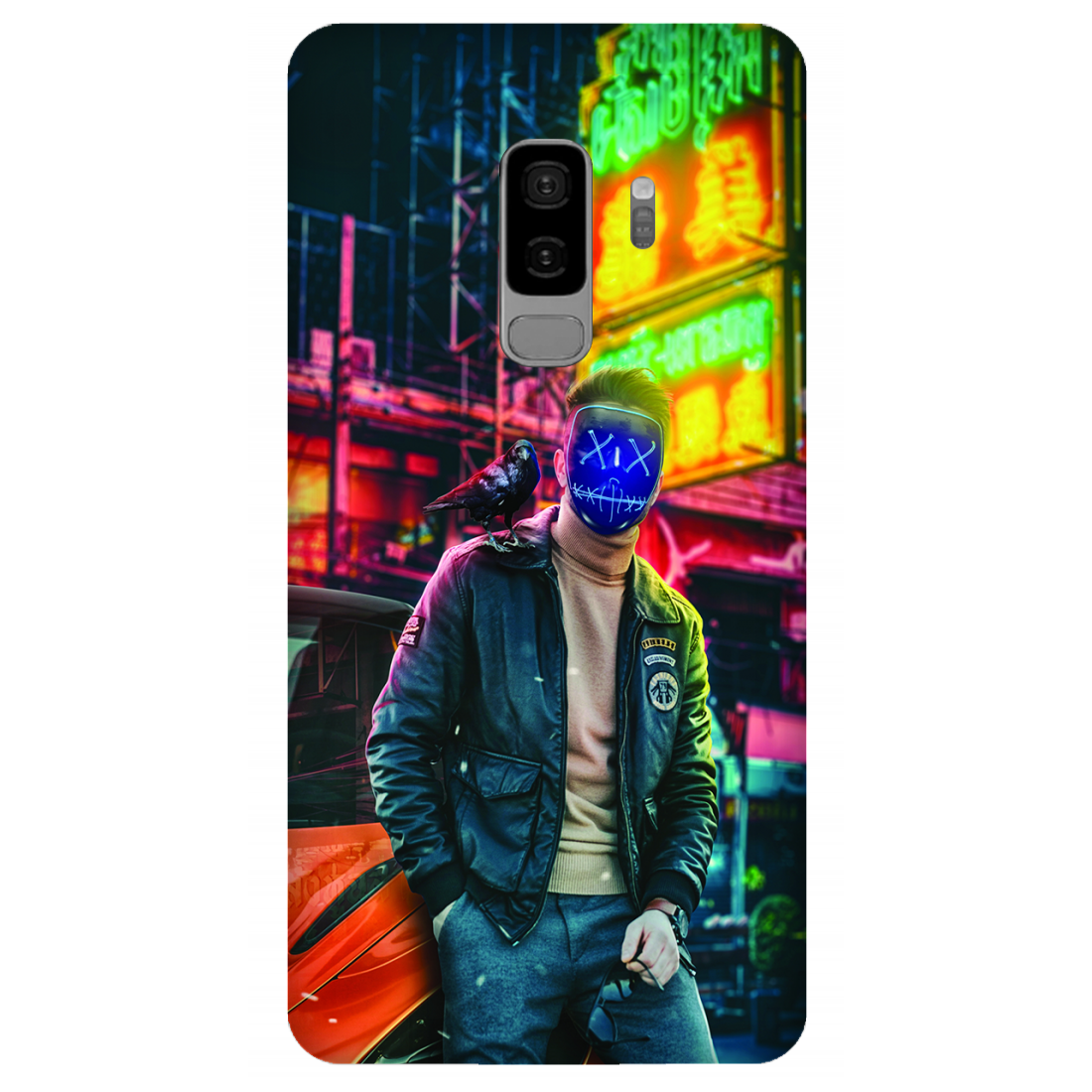 Neon guy Anonymous Samsung Galaxy S9 Plus