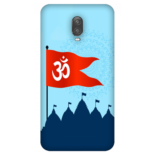 Om Flag Over Temples Case OnePlus 6T