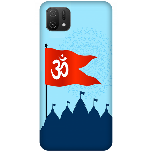 Om Flag Over Temples Case Oppo A16K