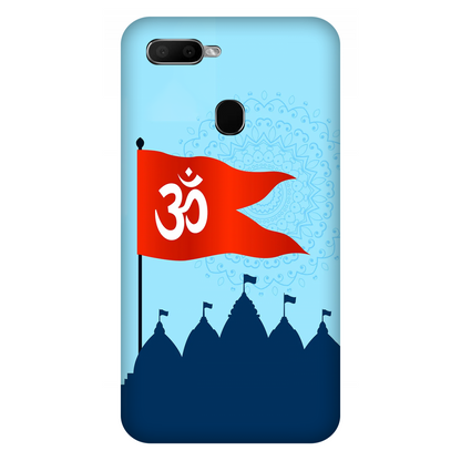 Om Flag Over Temples Case Oppo A5s