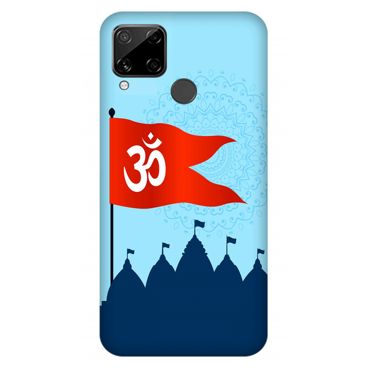 Om Flag Over Temples Case Realme C15