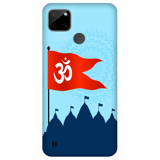 Om Flag Over Temples Case Realme C21Y