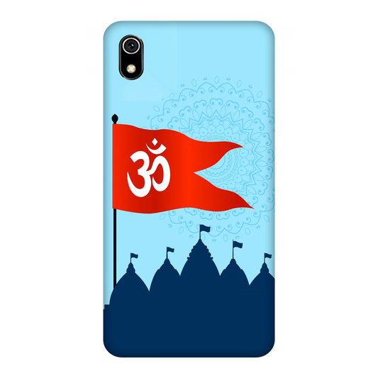 Om Flag Over Temples Case Redmi 7A