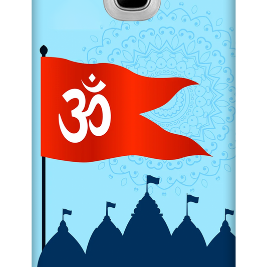 Om Flag Over Temples Case Samsung Galaxy J2 (2016)