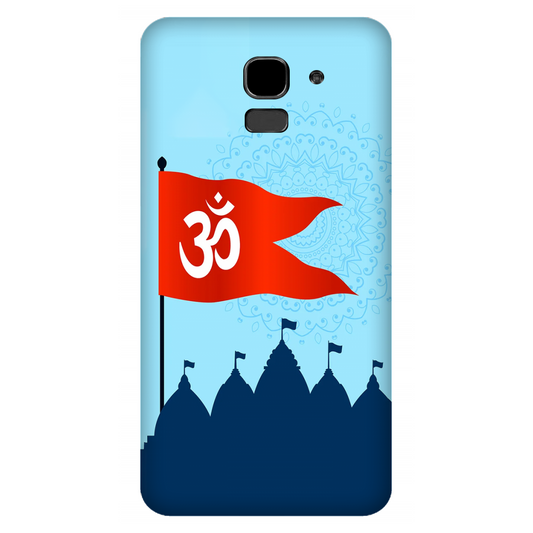Om Flag Over Temples Case Samsung Galaxy J6