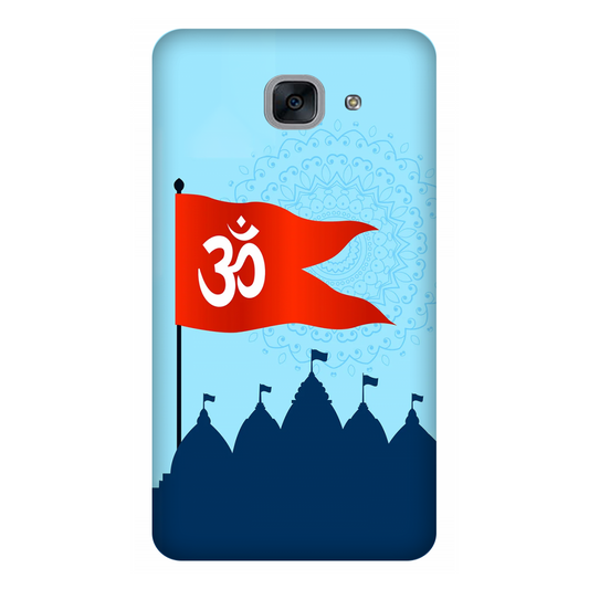 Om Flag Over Temples Case Samsung Galaxy J7 Max