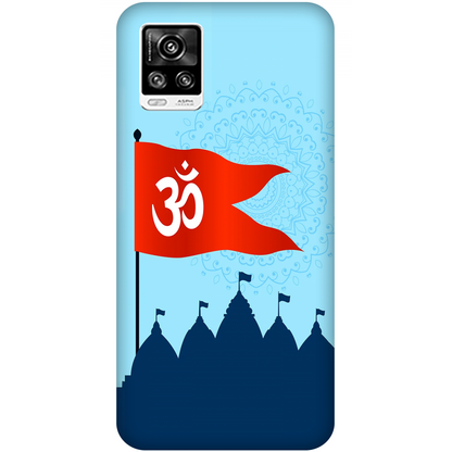 Om Flag Over Temples Case Vivo V20