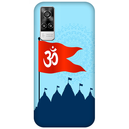 Om Flag Over Temples Case vivo Y51a