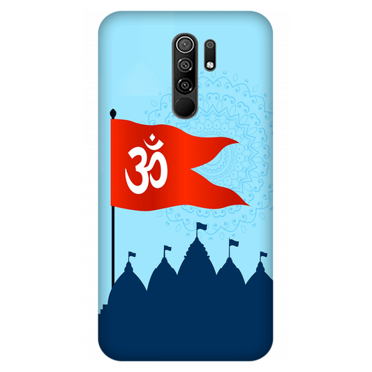 Om Flag Over Temples Case Xiaomi Redmi 9 (2020)