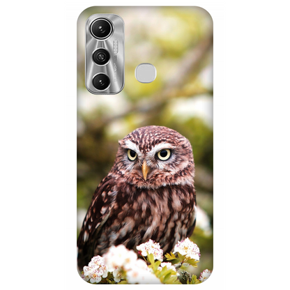 Owl Amidst Blossoms Case Infinix Hot 11