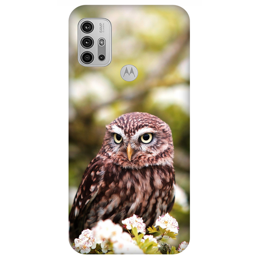 Owl Amidst Blossoms Case Motorola G30