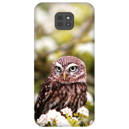 Owl Amidst Blossoms Case Motorola G9