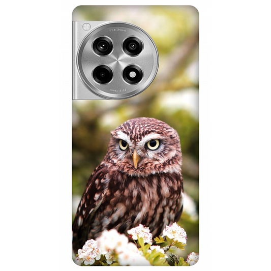 Owl Amidst Blossoms Case OnePlus 12R 5G