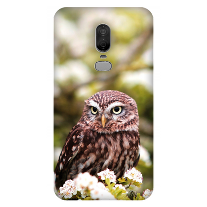 Owl Amidst Blossoms Case OnePlus 6