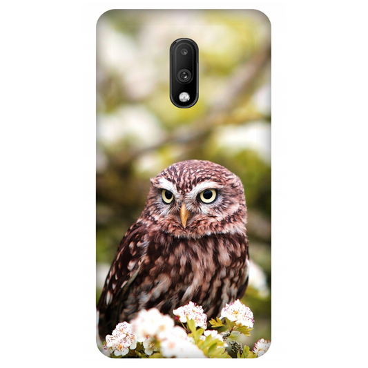 Owl Amidst Blossoms Case OnePlus 7