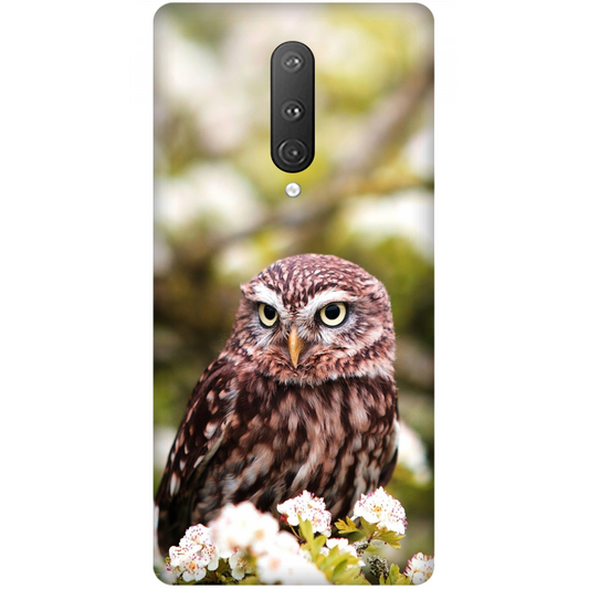 Owl Amidst Blossoms Case OnePlus 8 (2020)