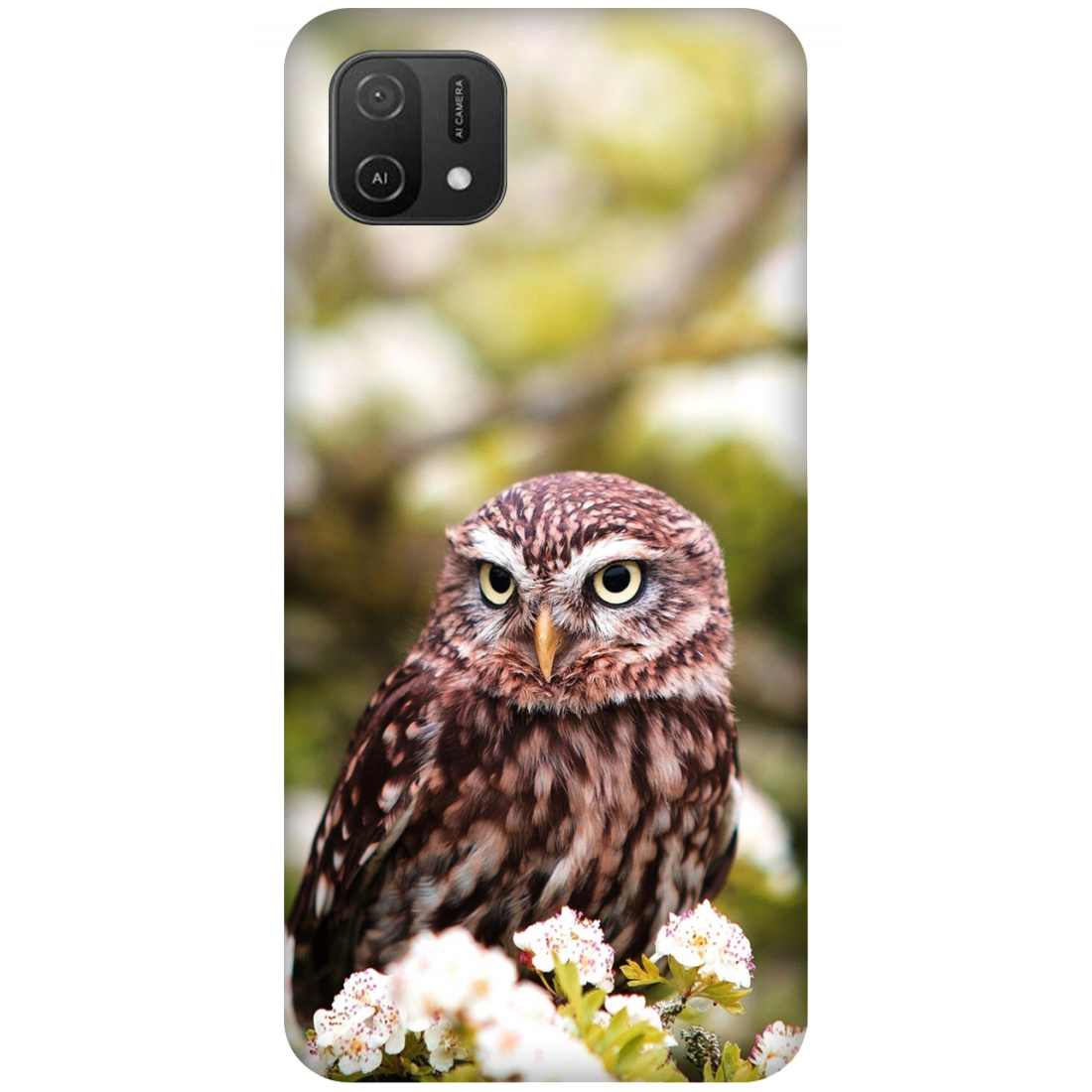 Owl Amidst Blossoms Case Oppo A16K