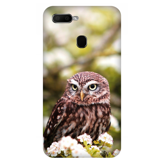 Owl Amidst Blossoms Case Oppo A5s