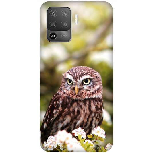 Owl Amidst Blossoms Case Oppo F19 Pro