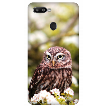 Owl Amidst Blossoms Case Oppo F9