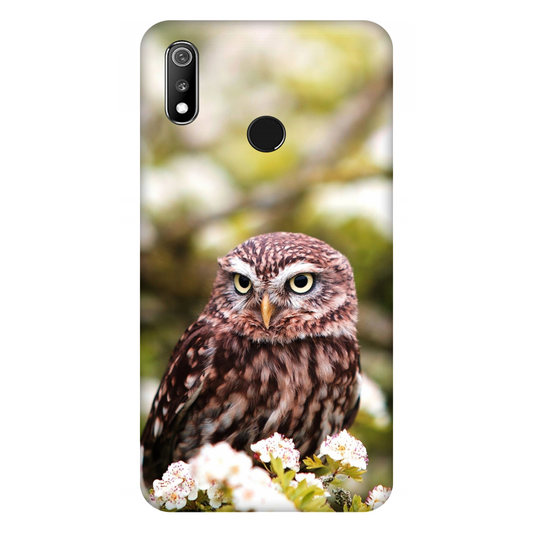 Owl Amidst Blossoms Case Realme 3