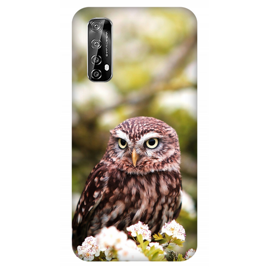 Owl Amidst Blossoms Case Realme 7