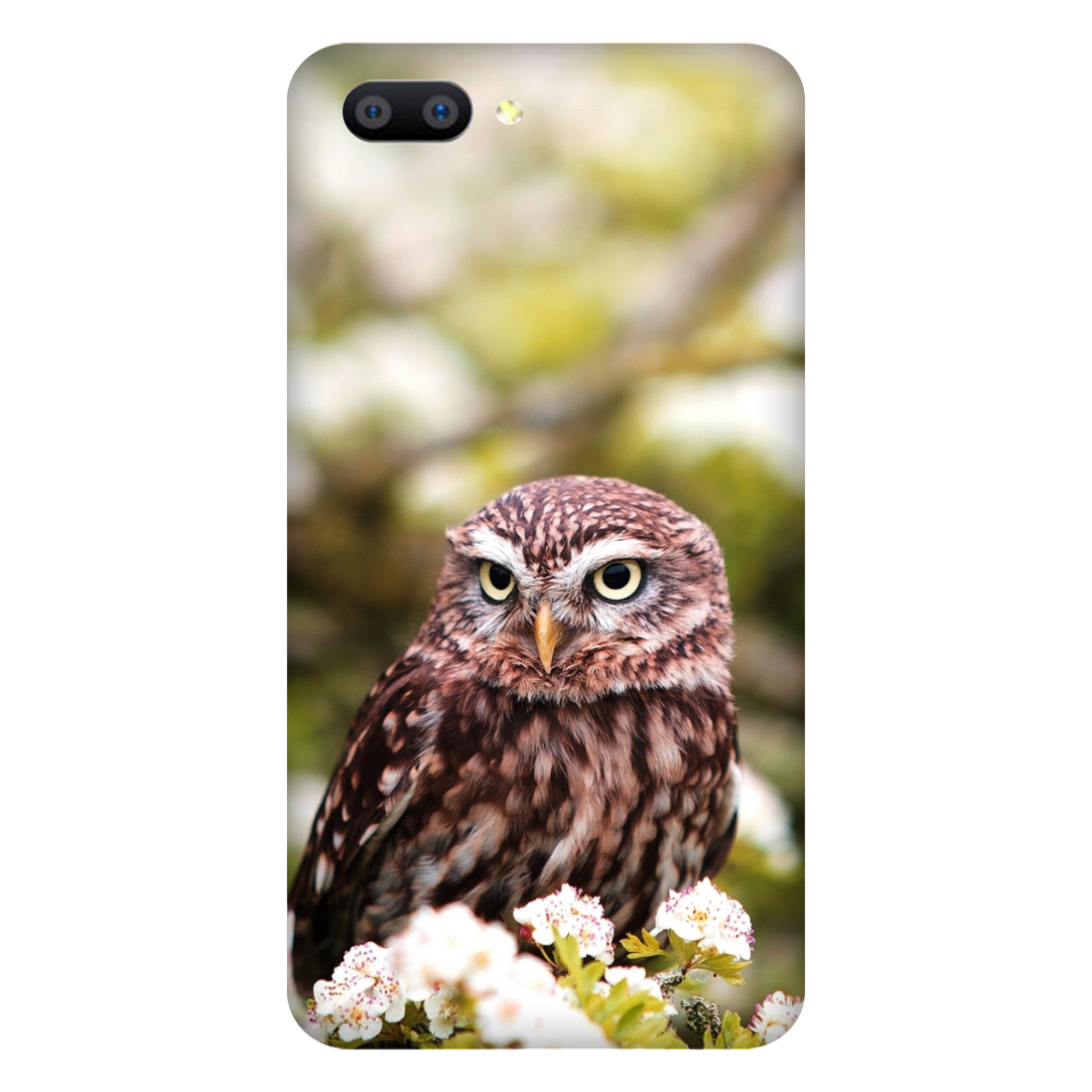 Owl Amidst Blossoms Case Realme C1