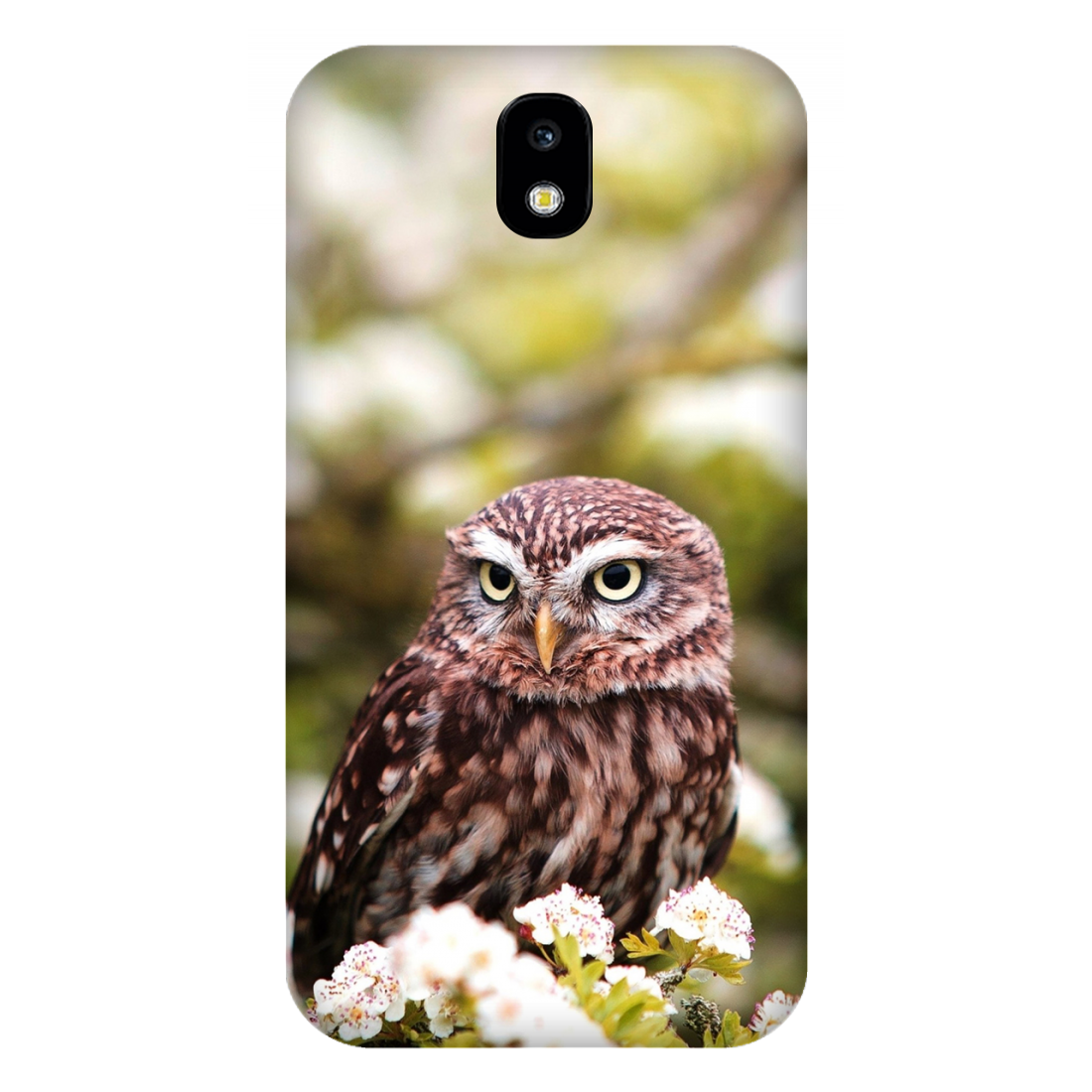 Owl Amidst Blossoms Case Samsung Galaxy J7 Pro