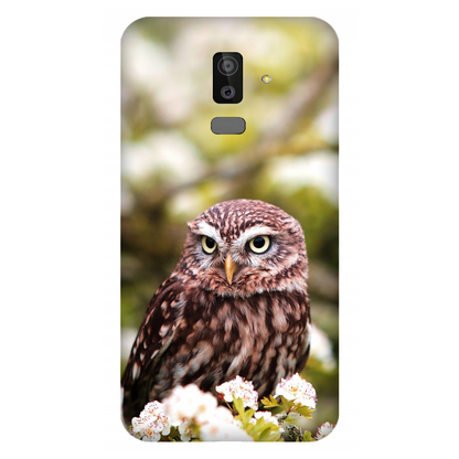 Owl Amidst Blossoms Case Samsung Galaxy J8