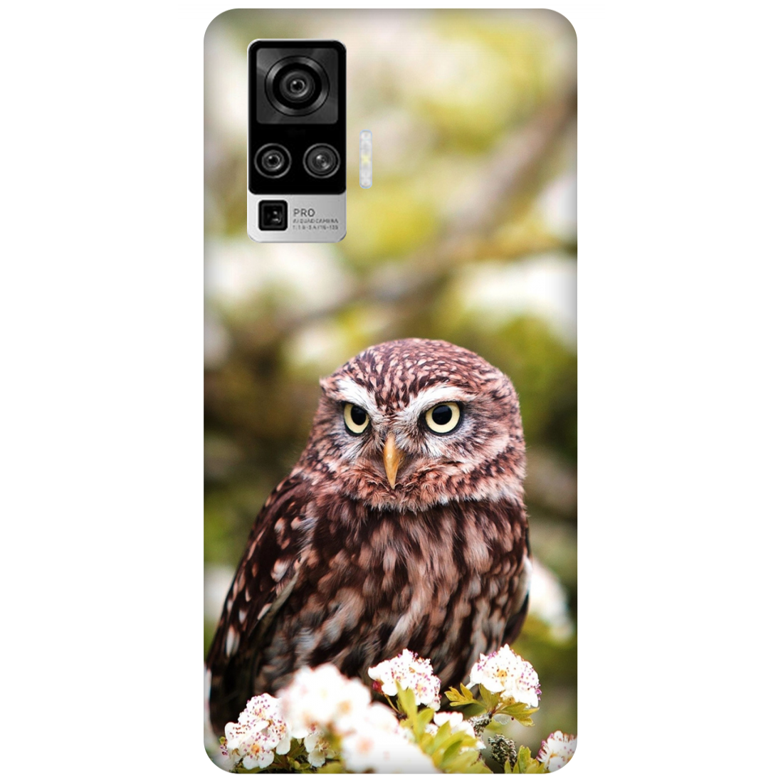 Owl Amidst Blossoms Case Vivo X50 Pro (2020)