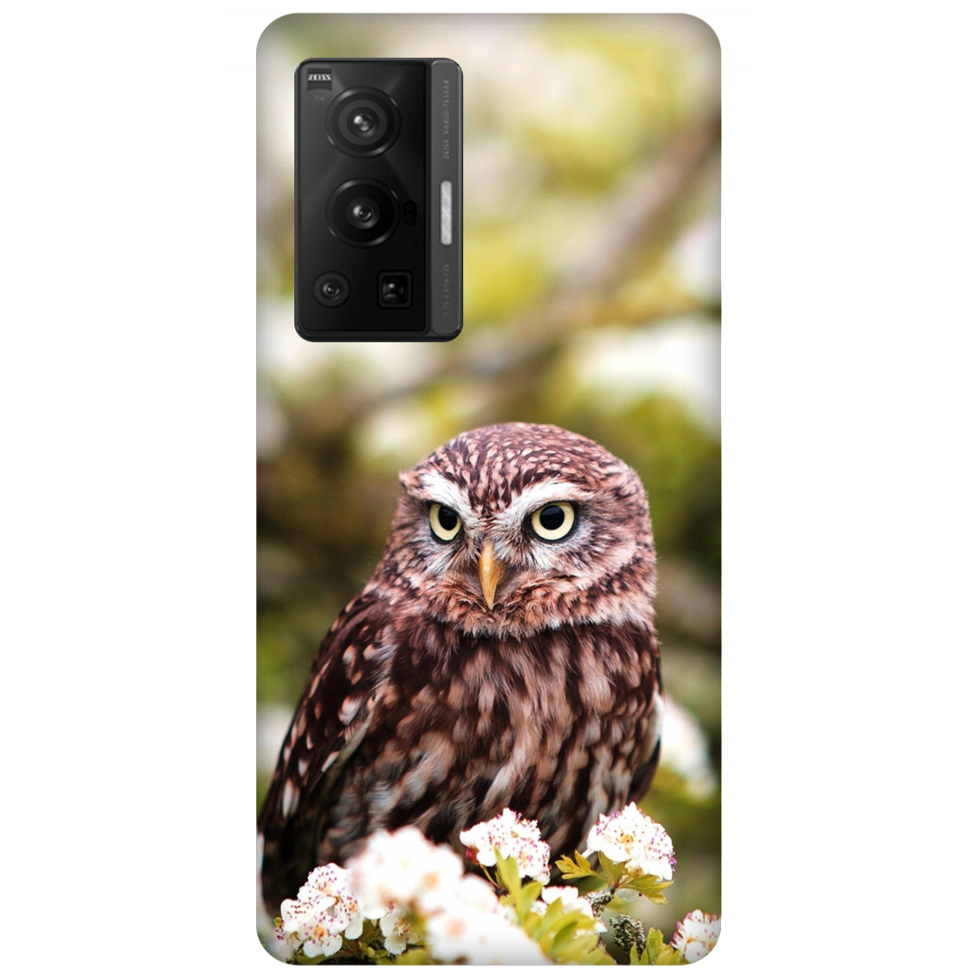 Owl Amidst Blossoms Case Vivo X70 Pro