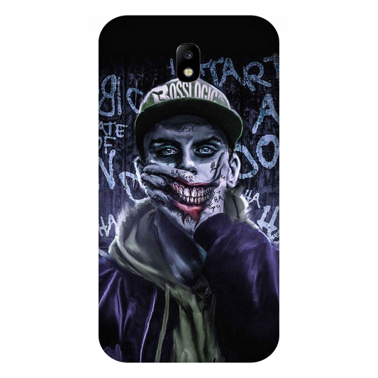 Pixelated Persona Against Graffiti Wall Case Samsung Galaxy J7(2017)